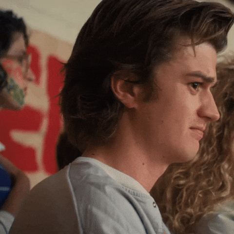 Confused Stranger Things GIF