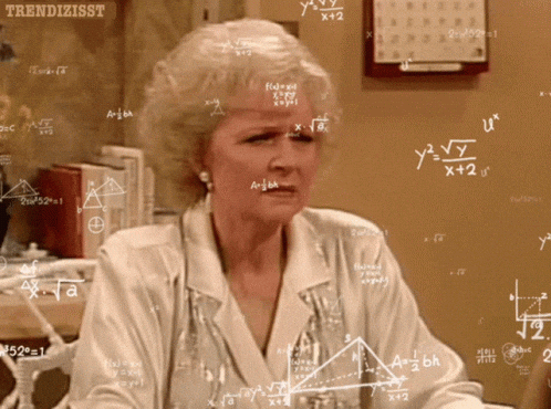 Confused Betty White GIF