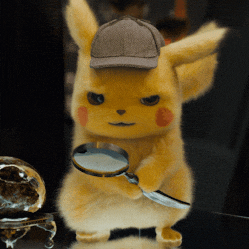 Animation Magnify GIF by POKÉMON Detective Pikachu Detective Pikachu GIF