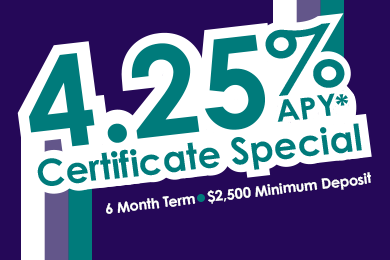Get 4.25% APY* for 6 months.
