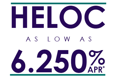 HELOC as low as 6.250% APR*